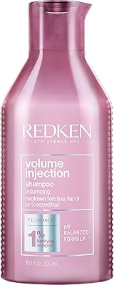 Redken Shampoo Volume Injection | For fine hair | For more volume and body | without paraben | 10.1 FL OZ (1 pack).. DIAYTAR NIGERIA: Where every shopping need is met with affordable prices and timely delivery.
