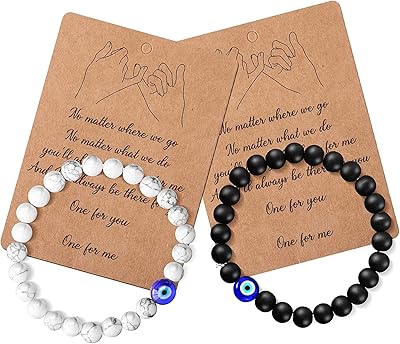 ZQPDFC magnetic torque bracelets for women and men, 8 mm, 2 pieces.. Shop efficiently with DIAYTAR NIGERIA, offering thousands of products at unbeatable prices delivered promptly.