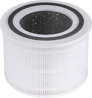 Replacement filter for levoit air purifier, True hepa 3-in-1, high-efficiency active charcoal, core 300-RF, pack of 1, white.. Your favorite brands are just a click away on DIAYTAR Nigeria.
