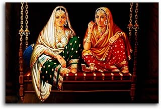 Paintings on canvas Tamatina Raja Ravi Varma (88.9 x 58.42 cm, multicolored).. Your trusted shopping partner, DIAYTAR NIGERIA offers extensive selection with quick delivery options.