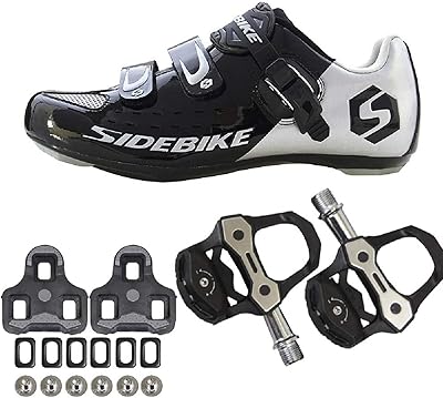 Sidebike cycling shoes for men, padded and breathable shoes with pedals and crampons, 40 (US 7.5).. Your shopping aspirations fulfilled at DIAYTAR NIGERIA with competitive prices and reliable delivery.