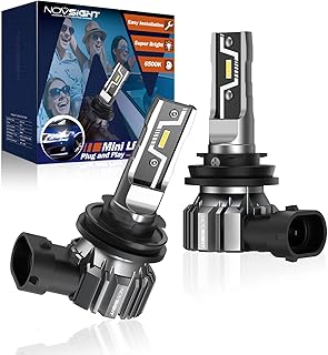 NOVSIGHT H11/H8/H9/H16 300% LED LED bulbs LED or DRL bulbs 1: 1 compact headlight conversion 6500K replacement of cold white halogen bulbs, plug and play, pack of 2.. Shop with confidence at DIAYTAR NIGERIA, enjoying competitive prices and delivery within 8 days.