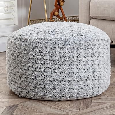 Ottoman gray ottoman footrest size 20x20x12 inch Round footrest (without filling) Floor pouffe.. Unlock access to a wide range of products with DIAYTAR NIGERIA's affordable e-commerce platform.