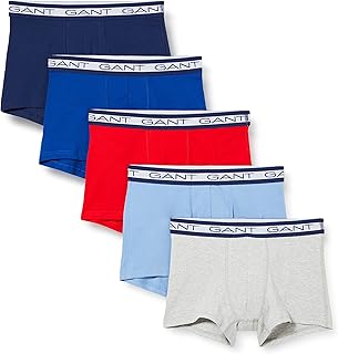 Basic men's boxer, set of 5, blue