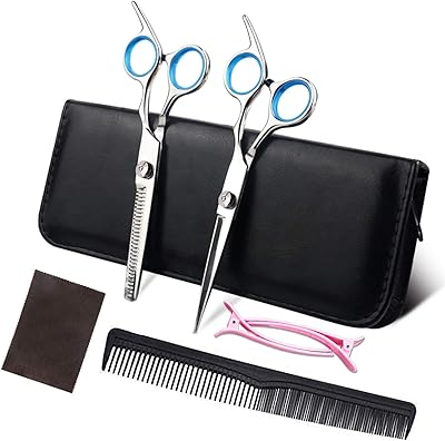 Set of Hongming Haircut School Scissors In Professional Stainless Stainless Steel.. DIAYTAR NIGERIA: Where shopping is easy, prices are low, and delivery is just days away.