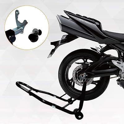 All -in -one rear crutch for sports bike and motorbike - Motorcycle rear stand for rear wheel lifting - Swivel stand - Black.. DIAYTAR NIGERIA connects desires with reality through affordable prices and reliable delivery service.