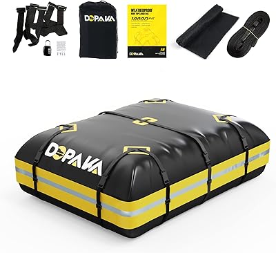 Luggage transport bag on the car roof, 100 % waterproof and robust, 1000D, 15 -foot car roof bag for all vehicles with/without support, non -slip carpet, luggage lock, 6 door hooks.. DIAYTAR NIGERIA: Revolutionizing how Nigerians shop with affordable prices and prompt delivery services.