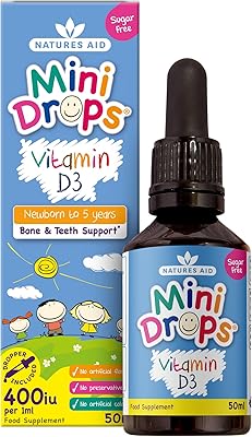 Natural Aid Vitamin D Liquid for children - 50 ml format.. DIAYTAR NIGERIA delivers affordability and convenience to your doorstep within 8 days of purchase.