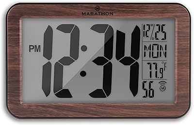 Atomic wall clock Big screen Bood Finish 9 "AM PM or 24.. Your everyday shopping destination, DIAYTAR NIGERIA offers quality and value delivered within days.