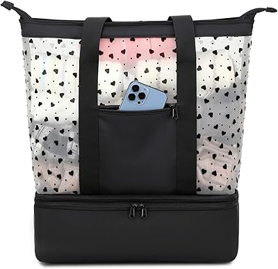 Bluebon mesh beach tote bag with removable isolated cooler for women.. Why waste time in traffic when you can shop online at DIAYTAR Nigeria? Enjoy convenience, unbeatable prices, and prompt delivery anywhere in Nigeria.