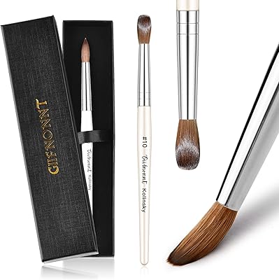 100% acrylic kolinsky nail brush size 10, professional acrylic nail brushes to be used with acrylic with round head for acrylic powder and wooden handle for the house and the living room.. Get access to thousands of affordable products only on DIAYTAR Nigeria.