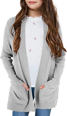 Nitsugane casual cardigan with long sleeves for girls soft knitted sweater open on the front.. Shop smart with DIAYTAR NIGERIA, offering a vast product range delivered to your doorstep within a week.