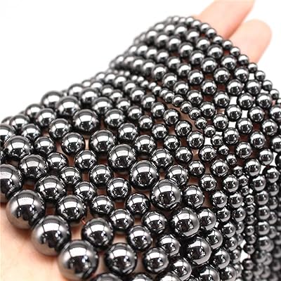 Natural black hematite pearls Awamosa 10 mm, round precious stones, garnet pearls for the manufacture of jewelry, 15 ", 1 wire per bag, wholesale, wholesale.. DIAYTAR NIGERIA: Empowering Nigerians with access to affordable products delivered within 8 days.