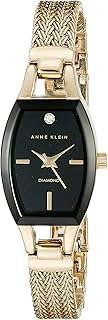 Anne Klein dressed watch for AK woman/2184bkgb, ​​gold/black.. DIAYTAR NIGERIA brings affordable shopping to your fingertips with reliable delivery in less than 8 days.
