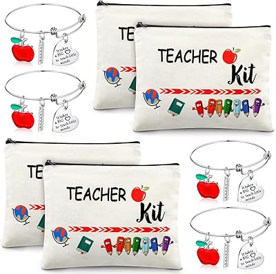 Thank you gift set for teachers 8 pieces, 4 makeup kits for teachers and 4 rings bracelets, end -of -year and thanks gifts for teachers, one -sized stainless steel.. From tech gadgets to groceries, DIAYTAR Nigeria is your all-in-one online store. And the best part? Delivery happens fast — between 5 to 8 days.