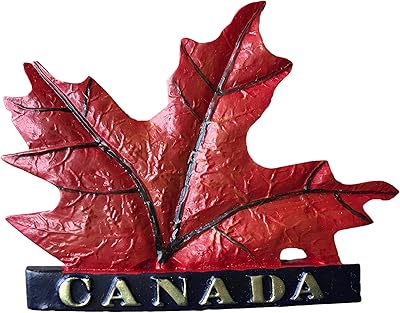 Souvenir refrigerator 3D Canada maple leaf, home and kitchen decoration, Canada's refrigerator magnet.. Shop the smart way with DIAYTAR NIGERIA's extensive selection and budget-friendly nationwide delivery.