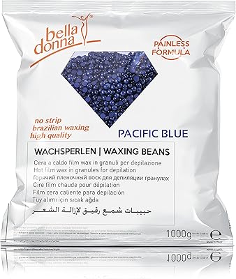 Bella blue wax bean Donna for hairless hair removal and painless, 1000 g - flexible and sticky formula.. Shop with purpose at DIAYTAR NIGERIA, where diverse selection meets budget-friendly nationwide delivery.