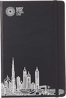 Dubai Sky Design Book in durable recycled leather from the 2020 Dubai exhibition, black.. DIAYTAR NIGERIA delivers value, variety, and convenience with our nationwide 5-8 day shipping.