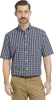 Arrow USA 1851 Hamilton Popeline Shirt with short sleeves buttoned on the front for men.. Experience DIAYTAR NIGERIA, where extensive product variety meets pocket-friendly prices and reliable delivery.