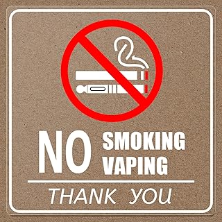 Self-adhesive window stickers in removable vinyl, 15 x 15 cm, 2 pieces, smoking ban, vaping prohibition, 2 pieces.. Discover the perfect balance of selection and value with DIAYTAR NIGERIA's nationwide delivery service.