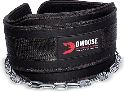 Moos fitness bodybuilding belt with weightlifting chain, pull -ups, crossfit, crossfit - long robust steel belt and comfortable neoprene -size splint.. Discover endless possibilities with DIAYTAR NIGERIA's extensive product range and affordable shipping.