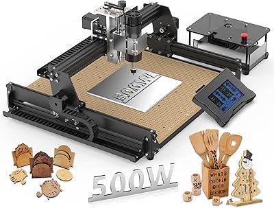 Router machine CNC 500 W, MYSWEETY 4540 CNC Wood router 3 axes Metal Metal for engraving Acrylic wood sculpture MDF PSTIC PCB, Work area: 430*390*90mm (16.9*15.4*3.5 inch).. DIAYTAR NIGERIA connects you with thousands of products at competitive prices, delivered within a week.