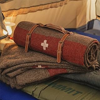 100 % wool jqz coverage, 2.04 kg, reproduction of the Swiss army, hot, thick, washable, 59 "x 80", ideal for outdoor campsite, emergency sporting events and emergency situations.. DIAYTAR NIGERIA: Revolutionizing accessibility to quality products at budget-friendly prices across Nigeria.