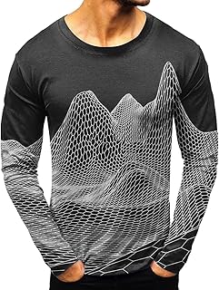 T-shirt with long sleeves and round neck for men, relaxed fashion, sport, abstract digital printing, high shirt set, manufacturing of t-shirts.. DIAYTAR NIGERIA delivers what you want at prices you'll love, all within 5-8 days nationwide.