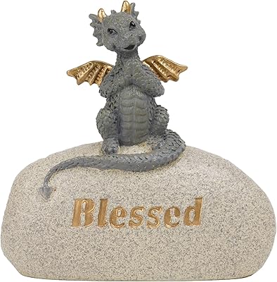 Joychevon dragon figurine for modern farm decoration - interior dragon figurines in cute resin with blessing word for interior decoration 3.25 x 1 x 3.25 inches.. Your everyday shopping companion, DIAYTAR NIGERIA offers unbeatable value with nationwide delivery.