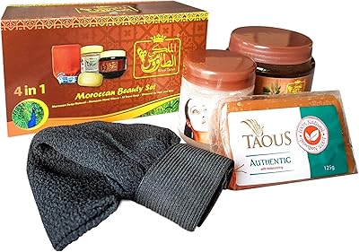 Beauty set for Moroccan bath (4 in 1) original Moroccan bath box.. Your e-commerce hub for everything — DIAYTAR Nigeria has you covered.