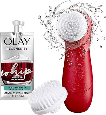 Olay Regenerist facial cleaning appliance, 2 brush heads, Waste Gift Hydrating Watch for Face Format Travel/Experience.. Order now, relax later — DIAYTAR Nigeria ships in 5 to 8 days.