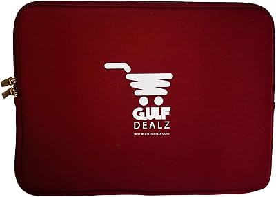 Gulfdealz Basics 14 -inch laptop cover, computer cover/cover, thick polyester foam fabric, protective cover, compatible with Apple, Lenovo Ovo, HP, Dell, Acer, Asus and Touchmate - Red.. Shop with ease at DIAYTAR NIGERIA and enjoy our extensive product range delivered at affordable rates.