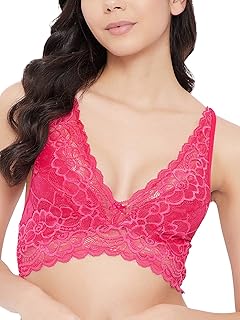 Lace bra without lining and reinforcement with back in Y for woman (BR2153P14_PINK_L), pink, 36b.. DIAYTAR NIGERIA puts thousands of products at your fingertips with affordable prices and delivery within a week.