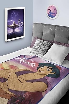 Disney Aladdin baby flannel cover | All seasons, super soft, discoloration resistant (official Disney product).. Shopping made simple with DIAYTAR NIGERIA's vast selection and budget-friendly nationwide delivery.