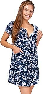 Sepinolo maternity breastfeeding night shirt with poppy flower motif and several colors, made in the EU, made in the EU.. DIAYTAR Nigeria: Discover more, spend less, and enjoy delivery within 5–8 days.