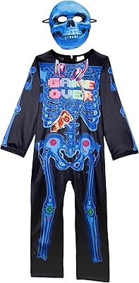 3D skeleton design costume for boys, size M.. Get access to thousands of affordable products only on DIAYTAR Nigeria.