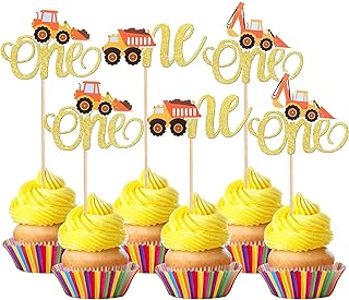 Sykyctcy 24 pcs Construction One Cupcake Toppers Sequins Tructor Tractor 1st anniversary Cupcake Picks For Baby Shower Boys Girls Boys First Birthday Birthdays.. E-commerce made for Nigeria — fast delivery and low prices at DIAYTAR.
