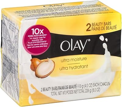 Beauty soap bars with ultra hydrating shea butter Olay, 2 beauty bars 113 g (118 g) each net 226 g.. Experience retail therapy without the financial stress at DIAYTAR NIGERIA's affordable e-commerce platform.