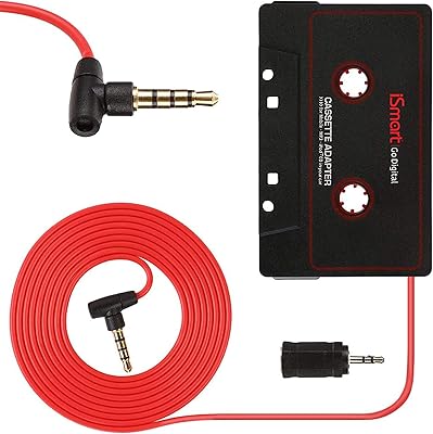 Car cassette adapter, car audio cassette converter to Aux, universal cable adapter to 3.5 mm for car, mobile, MP3 player.. Experience shopping without stress at DIAYTAR NIGERIA's comprehensive and budget-friendly platform.