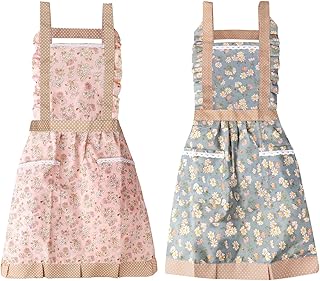 Personal apron for women, Chef of waterproof chef and adjustable for cooking, pastry, barbecue, household work and women's kitchen, Mother's Day gifts, pack of 2.. DIAYTAR NIGERIA puts thousands of products at your fingertips with affordable prices and delivery within a week.