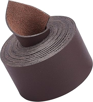 Gorgecraft True leather belts full flower of 1.5 "wide and leather bracelet PU double -sided 198 cm wide for DIY projects, clothes, jewelry packaging, handbags (coffee).. Find quality and variety without breaking the bank — only on DIAYTAR Nigeria.