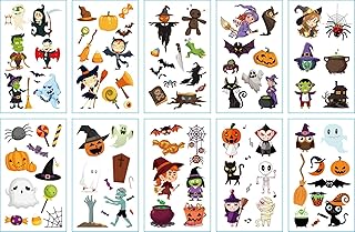 Temporary tattoo stickers for children's Halloween party, 10 pieces.. Your trusted marketplace, DIAYTAR NIGERIA offers extensive variety with delivery within 8 days.