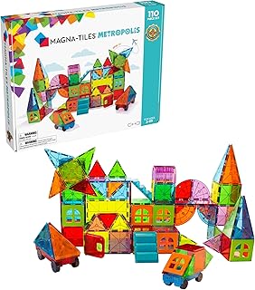 Magna Tiles Metropolis collection, original magnetic construction tiles for an open creative game, children's educational toys from 3 years old, 110 pieces, multicolored.. Nigeria's most diverse e-commerce platform delivers quality and affordability to your doorstep in 5-8 days.
