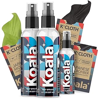 Set of cleaning spray for glasses of unlocked alcohol Koala Cleaner | 16 oz + 2 rags | safely clean all glasses and screens.. Experience the satisfaction of affordable shopping with DIAYTAR NIGERIA's nationwide 5-8 day delivery.