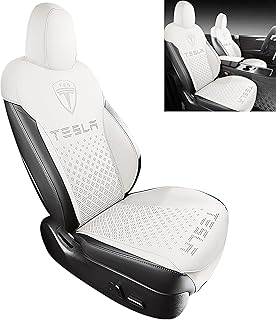 Empire front seat cover in inches for Tesla Model Y 2020-2023 Model 3 2017-2023, ultra fine, personalized size, quality quality quality leather for summer and hot winter (1 ivory white room).. DIAYTAR NIGERIA: Where shopping dreams come true with budget-friendly prices and nationwide shipping.