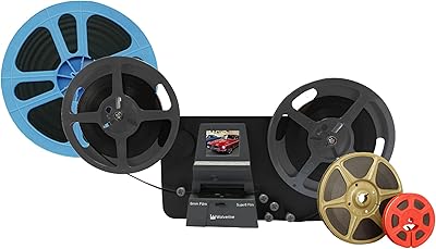 Movie Maker Pro digital film scanner in 8 mm and super 8 roll, 8 mm digital film scanner, black (mm100pro).. Shop from Nigeria's largest product selection at DIAYTAR, with budget-friendly prices and swift delivery.