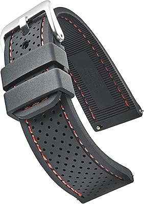 High quality waterproof silicone sports watch strap with quick clearance - Soft rubber watch strap - matching colors - 20 mm, 22 mm, 24 mm.. Make every purchase count with DIAYTAR Nigeria — shop smart, shop fast.