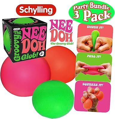 Schilling Needoh The Groovy Glob Squishy Set of trendy and expandable party gifts.. Shop anytime, receive on time — only with DIAYTAR Nigeria.