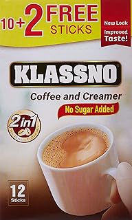 Klassnow coffee mixture 2 in 1 12 bags 144 grams.. Shop like never before with DIAYTAR NIGERIA's comprehensive marketplace and budget-friendly shipping.