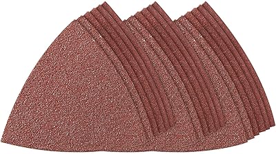 Dremel mm80w oscillating tapping pads, 18 pieces, includes sanding triangles of 60, 120, 240 grains, to be used on tender wood, hardwood and plastic.. DIAYTAR NIGERIA revolutionizes online shopping with competitive prices and reliable 5-8 day delivery.